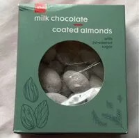 Mängden socker i Milk chocolate coated almond