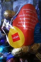 Mängden socker i Oeuf de paques fourrés