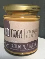 Mängden socker i Cashew nut butter