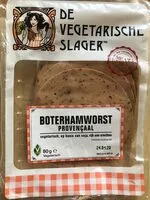 Mängden socker i Boterhamworst - provençaal