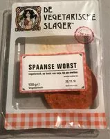 Mängden socker i Spaanse worst