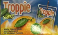 Mängden socker i Troppie orange