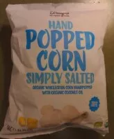 Mängden socker i Hand Popped Corn salted