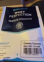 Mängden socker i Whey perfection creamy coconut