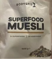 Mängden socker i Superfood Müsli