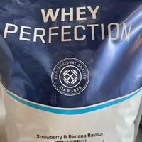 Mängden socker i Whey perfection - strawberry & banana flavour