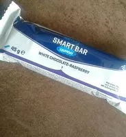 Mängden socker i Smart bar crunchy white chocolate/raspberry