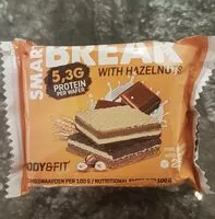 Mängden socker i Smart break with hazelnut