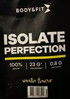 Mängden socker i Isolate perfection vanilla flavour