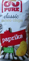 Mängden socker i Go Pure Bio Organic Chips Crinkle Paprika