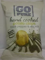 Mängden socker i Hand Cooked Potato Chips Black pepper & Sea salt