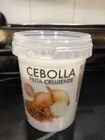 Mängden socker i Cebolla frita crujiente