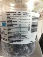 Mängden socker i Blauwe bessen
