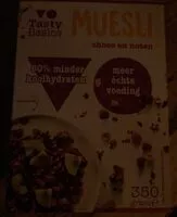 Mängden socker i Muesli choco en noten