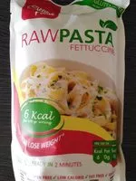Mängden socker i Raw pasta Fettuccine