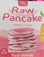 Mängden socker i Raw pancake Red Velvet