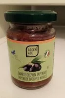 Mängden socker i Tapenade d'olives noires