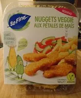 Mängden socker i Nuggets Veggie aux pétales de maïs