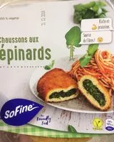 Mängden socker i Chaussons aux épinards