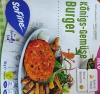 Mängden socker i Konigs-Gemüse Burger