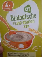 Mängden socker i Biologische fijne granen pap