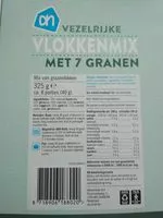 Mängden socker i Vlokkenmix met 7 granen