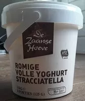 Mängden socker i Romige volle yoghurt stracciatella