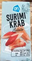 Mängden socker i Surimi Krab Salade