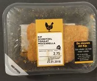 Mängden socker i Kip schnitzel tomaat mozzarella