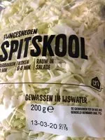 Mängden socker i Spitskool