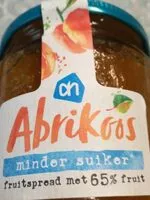 Mängden socker i Albert Heijn confituur abrikoos