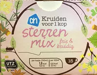 Mängden socker i Sterremixthee huismerk AH