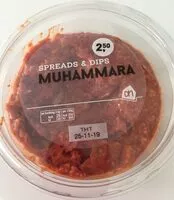 Mängden socker i Muhammara