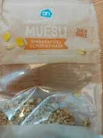Mängden socker i Geroosterde muesli AH sinaasappel gember