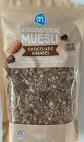 Mängden socker i Geroosterde muesli chocolade amandel