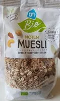 Mängden socker i Noten muesli