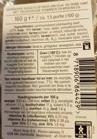 Mängden socker i Gepanneerde nuggets op basis van soja- en tarwe-eiwit