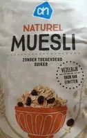 Mängden socker i Naturel muesli