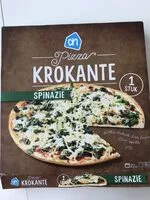 Mängden socker i Pizza krokante Spinazie