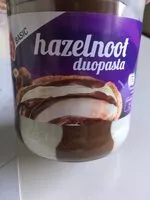 Mängden socker i Choco-hazelnotenpasta duo