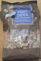 Mängden socker i Speltmuesli fruit zaden