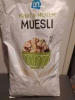 Mängden socker i Fruit en noten muesli