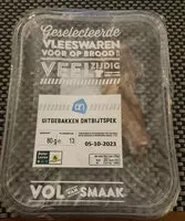 Mängden socker i Uitgebakken ontbijtspek