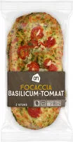 Mängden socker i Focaccia basilicum tomaat