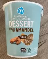 Mängden socker i Dessert op basis van amandel met choco