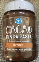 Mängden socker i Cacao pinda pasta naturel