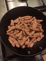 Mängden socker i veganistische reepjes op basis van 90% soja-eiwit