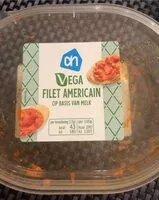 Mängden socker i Vega americain op basis van melk