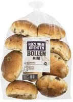 Mängden socker i AH Rozijnen krentenbollen mini