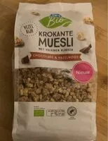 Mängden socker i Krokante muesli bio chocolade & hazelnoot